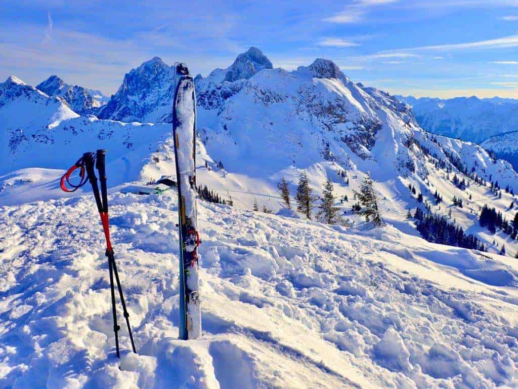Alpejska wycieczka skiturowa, Tyrol, Austria