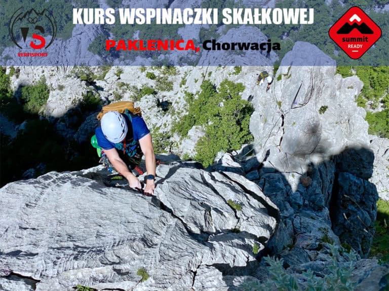 Kurs wspinaczki skałkowej VERTISPORT w Paklenicy