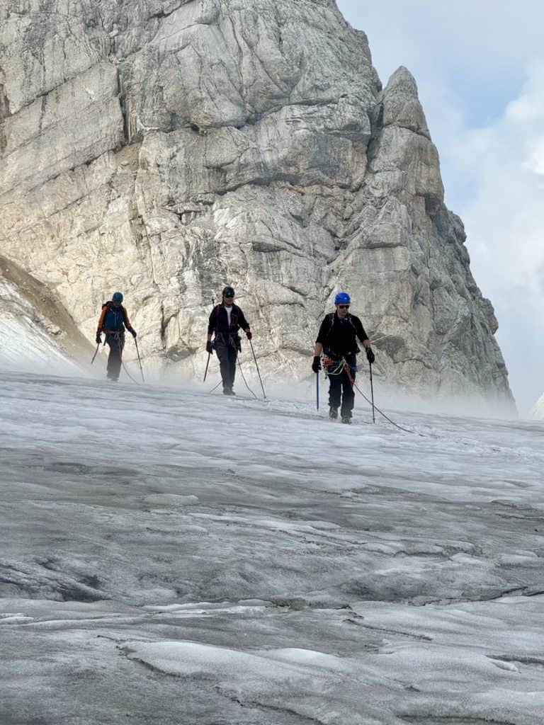 Kursy turystyki wysokogórskiej Multi i alpejskiej L2 w Dachstein