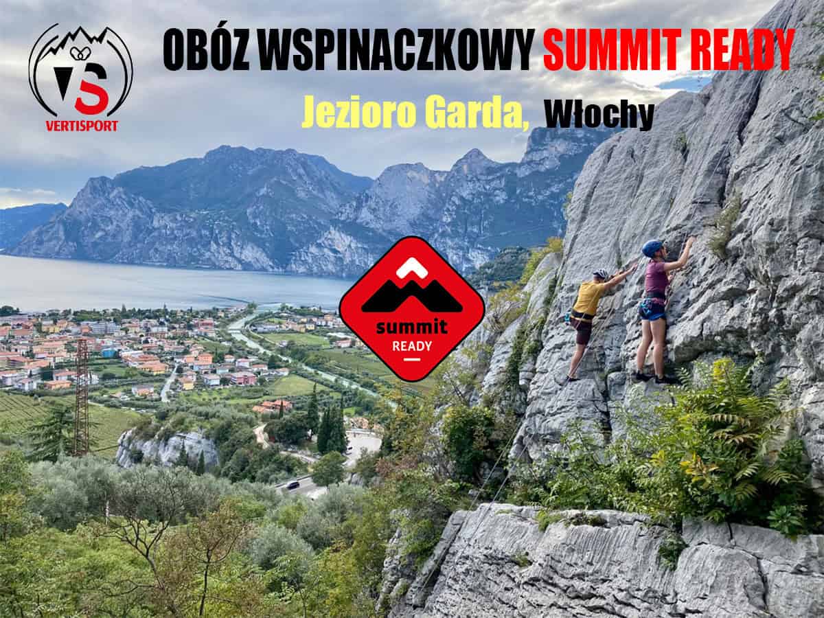 Obóz wspinaczkowy Summit Ready nad jeziorem Garda
