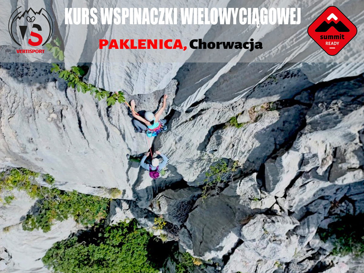 Kurs wspinaczki wielowyciagowej w Paklenicy