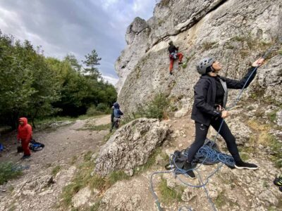 Moduł Technika Basic programu SUMMIT READY, czyli podstawowy kurs skałkowy po drogach ubezpieczonych, VERTISPORT
